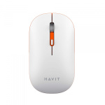 Бездротова миша дворежимна HAVIT HV-MS60WB White (2.4GHz + BT5.1)