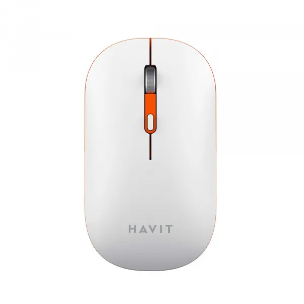 Бездротова миша дворежимна HAVIT HV-MS60WB White (2.4GHz + BT5.1)