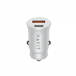 Автомобільний зарядний пристрій HAVIT HV-CC2022 20W USB+USB-C - Зображення 4