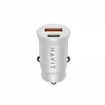 Автомобільний зарядний пристрій HAVIT HV-CC2022 20W USB+USB-C - Зображення 4