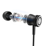 Вакуумні навушники з мікрофоном HAVIT HV-E303P Black - Зображення 2