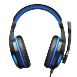 Ігрові навушники з мікрофоном HAVIT HV-H763d Black/Blue 3.5мм - Зображення 2