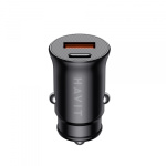 Автомобільний зарядний пристрій HAVIT HV-CC2022 20W USB+USB-C Black - Зображення 4