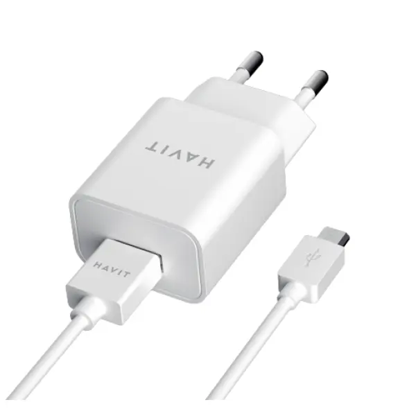 Зарядний пристрій HAVIT HV-ST111 USB з кабелем Micro USB