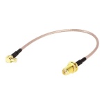 Антенний кабель QJ RG316 20 см кутовий (MMCX - SMA F) - Зображення 2