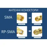 50 шт - Роз'єм для радіообладнання (RP-SMA M на кабель RG178/RG316) - Зображення 4