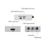 Конвертер відеосигналу ReadyToSky MINI AV RCA - HDMI - Зображення 3
