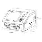 Зарядний пристрій універсальний дуо SkyRC D200neo 200W/800W з блоком живлення (SK-100196) - Зображення 6