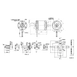 Мотор SunnySky X2820 V3 KV860 3-4S для літаків - Зображення 5