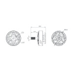 Мотор T-Motor P2505 1850KV 4-6S для коптерів (червоний) - Зображення 7