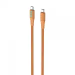 Кабель USB-C to USB-C HAVIT HV-CB6254 PD60W 3A 1м з LED індикатором Orange