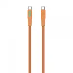 Кабель USB-C to USB-C HAVIT HV-CB6254 PD60W 3A 1м з LED індикатором Orange - Зображення 2
