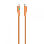 Кабель USB-C to USB-C HAVIT HV-CB6254 PD60W 3A 1м з LED індикатором Orange - Зображення 3
