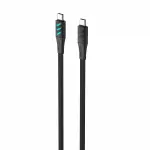 Кабель Type-C to Type-C HAVIT HV-CB6254 PD60W 3A 1м з LED індикатором Black