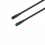 Кабель Type-C to Type-C HAVIT HV-CB6254 PD60W 3A 1м з LED індикатором Black - Зображення 4
