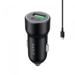Автомобільний зарядний пристрій HAVIT HV-CC613 20W USB+USB-C - Зображення 4