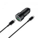 Автомобільний зарядний пристрій HAVIT HV-CC613 20W USB+USB-C - Зображення 5