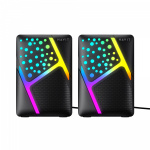 Стерео колонки HAVIT HV-SK763 USB RGB Black - Зображення 3