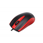 Дротова миша HAVIT HV-MS871 USB Red (1200 DPI, 3 кл) - Зображення 3