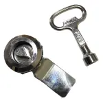 Замок ЗМ-20-22/45к з ключем, металевий (тригранний) TNSy