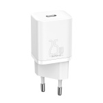 Мережевий зарядний пристрій Baseus Super Si 25W + кабель Type-C to Type-C 3A 1M Білий (TZCCSUP-L02) - Зображення 2