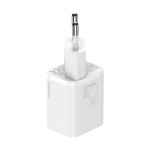 Мережевий зарядний пристрій Baseus Super Si 25W + кабель Type-C to Type-C 3A 1M Білий (TZCCSUP-L02) - Зображення 4