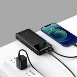 Зовнішній акумулятор Baseus Bipow Digital 15W 20000mAh Чорний (PPDML-J01) - Зображення 5