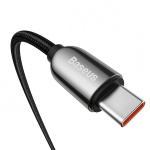 Кабель Baseus Display Fast Type-C to Type-C 100W 2M Чорний (CATSK-C01) - Зображення 3