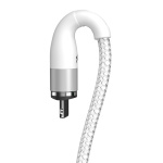 Кабель Baseus Zinc Magnetic USB 2.0 to Lightning 2.4A 1M Білий (CALXC-K02) - Зображення 4