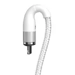 Кабель Baseus Zinc Magnetic USB 2.0 to Lightning 2.4A 1M Білий (CALXC-K02) - Зображення 4