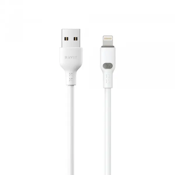 Кабель USB - Lightning HAVIT HV-CB6283 2.4A 1м White