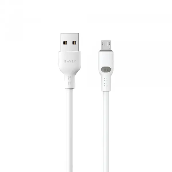 Кабель USB - Micro USB HAVIT HV-CB6292 2.4A 1м White