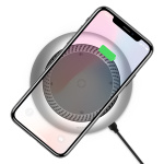 Бездротовий зарядний пристрій Baseus Whirlwind Silver (CCALL-XU0S) - Зображення 4