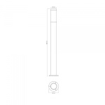 LED Світильник архітектурний AR09061B IP54 VIDEX GU10 - Зображення 3