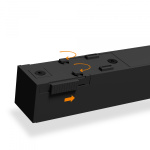 Світильник МАГНІТНИЙ трековий VIDEX LD430B 10.5W 30cm 4000K 48V Black - Зображення 2