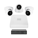 Комплект відеоспостереження на 3 камери GV-IP-K-W81/03 5MP