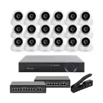 Комплект відеоспостереження на 18 камер GV-IP-K-W85/18 5MP