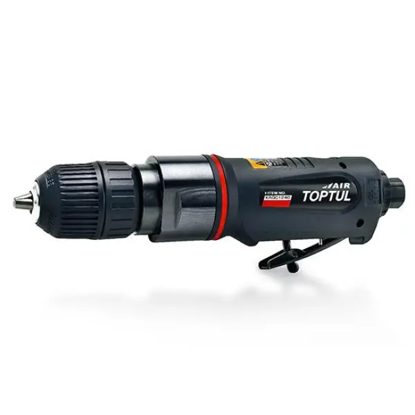 Пневмодрель реверсивна 3/8" (4000об/хв; самозатискний патрон) TOPTUL KAQC1240