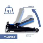 Двопоршневий низькопрофільний домкрат TAGRED TA288 - Зображення 10