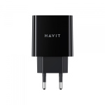 Зарядний пристрій HAVIT HV-UC111 20W USB+USB-C Black - Зображення 2