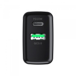 Зарядний пристрій HAVIT HV-UC111 20W USB+USB-C Black - Зображення 3