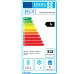 Шафа холодильна енергозберігаюча BRILLIS BN9-LED-R290-EF-INV - Зображення 7