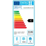 Морозильна шафа енергозберігаюча BRILLIS BL18-LED-R290-EF-INV - Зображення 7