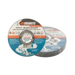 Диск абразивний відрізний для металу та нержавіючої сталі GRANITE 125х1.6х22.2 мм 10 шт 8-04-121PC