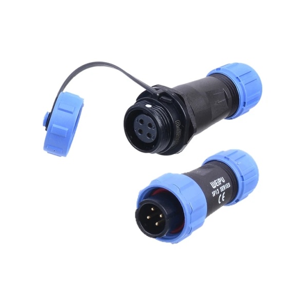 Конектори WEIPU тато SP1310/P4 + мама SP1312/S4 IP68 пара