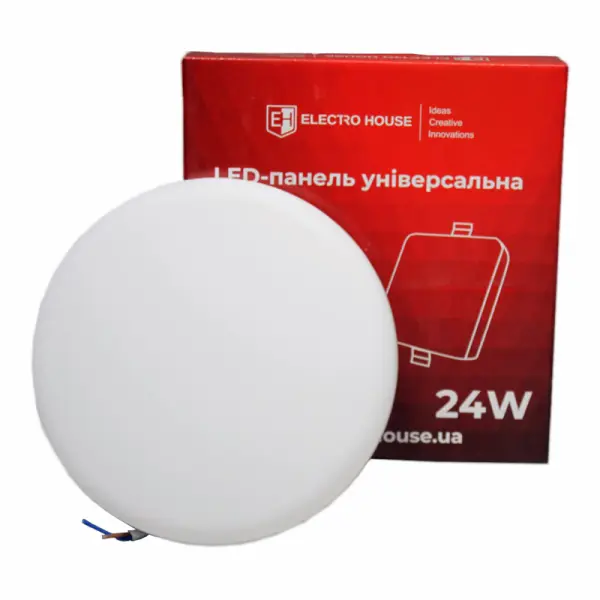 LED панель універсальна  Кругла 4000К 24 Вт  2200 Лм