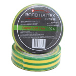 Ізоляційна стрічка  Soft Flex жовто-зелена 10 м
