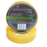 Ізоляційна стрічка  Soft Flex жовта 25 м