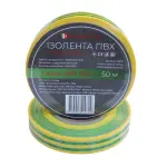 Ізоляційна стрічка  Soft Flex жовто-зелена 50 м