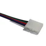 Конектор 10мм 2 затискача-провід 4pin (RGB) - Зображення 2